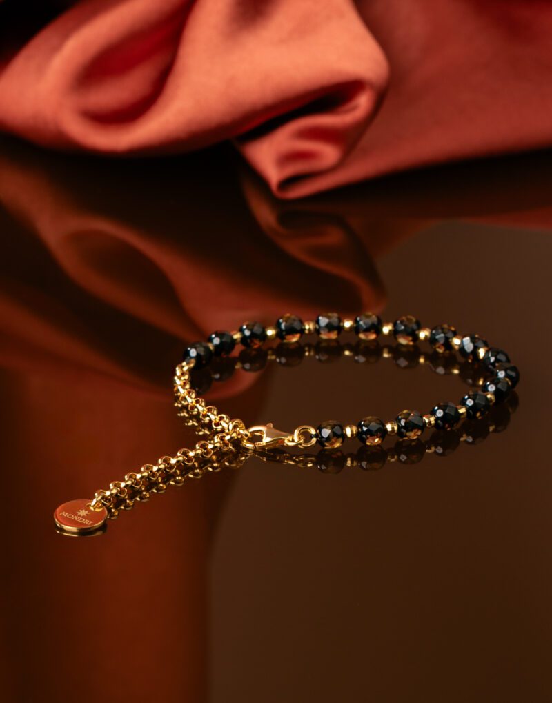 bliss faceted amber gold vermeil bracelet mondri jewelry