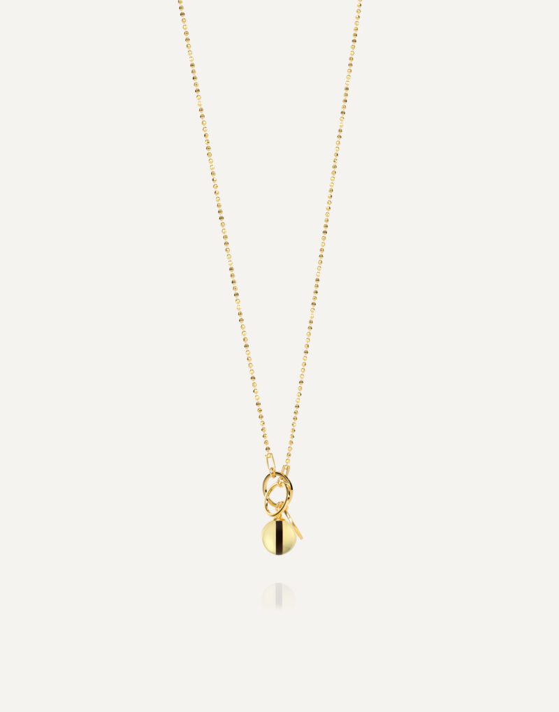 lariat-necklace-with-yellow-amber-pendant-in-24K-gold-vermeil-sterling-silver-chain-tiger-mondri.